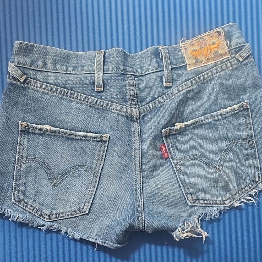 Levi's Unique Blue Jean Shorts